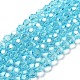 Electroplate Transparent Glass Beads Strands(EGLA-A035-T8mm-A08)-1