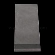 Rectangle OPP Cellophane Bags, Clear, 24x11cm, Unilateral Thickness: 0.035mm, Inner Measure: 20.5x11cm(OPC-R012-87)