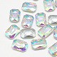 Pointed Back Glass Rhinestone Cabochons(RGLA-T079-8x10mm-05)-1