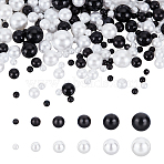 Imitation Pearl Acrylic Beads, No Hole, Round, Mixed Color, 2.5~8mm(OACR-GA0001-22C)