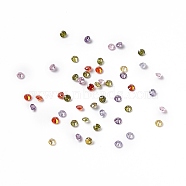 Mixed Grade A Diamond Shaped Cubic Zirconia Cabochons, Faceted, 2.5x1.7mm(X-ZIRC-M002-2.5mm)