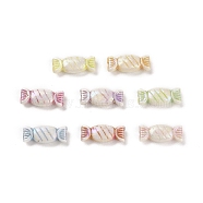 Plastics Beads, Craft Beads, Mixed Color, Candy, 16x6.5x4.5mm, Hole: 1.5mm, about 1041pcs/500g(KY-B004-17E)