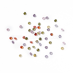 Mixed Grade A Diamond Shaped Cubic Zirconia Cabochons, Faceted, 2.5x1.7mm(X-ZIRC-M002-2.5mm)