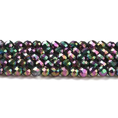 Electroplate Glass Beads Strands(GLAA-H021-01A-FP14)-2