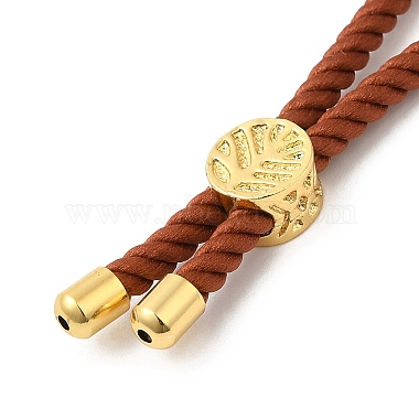 Twisted Nylon Cord Silder Bracelets(DIY-B066-03G)-4
