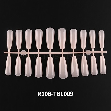 Однотонные пластиковые бесшовные накладные ногти(MRMJ-R106-TBL009)-2