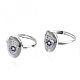 Adjustable Brass Micro Pave Cubic Zirconia Finger Rings(RJEW-S045-050P-NR)-2