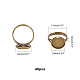 componentes del anillo de bronce ajustable(KK-PH0004-59P)-2