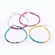 Handmade Polymer Clay Heishi Beaded Choker Necklaces(NJEW-JN02722)-1