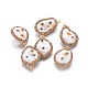 Natural Cultured Freshwater Pearl Pendants(RB-K057-H01)-1