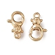 Brass Lobster Claw Clasps(KK-CBA4292-07G)-1