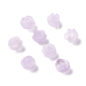 Natural Amethyst Beads, Rose, 11.5~12x9mm, Hole: 1.2mm