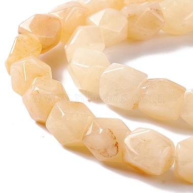 Natural Topaz Jade Beads Strands(G-L235B-11)-4