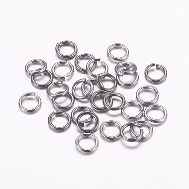Gunmetal Ring Brass Close but Unsoldered Jump Rings