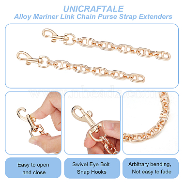 Alloy Mariner Link Chain Purse Strap Extenders(DIY-WH0304-706LG)-5