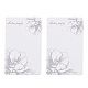 Rectangle Flower Earring Display Cards(CDIS-P007-B03)-1