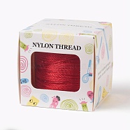 Nylon Thread, Red, 1.0mm, about 49.21 yards(45m)/roll(NWIR-JP0014-1.0mm-700)