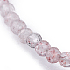 Natural Strawberry Quartz Beaded Necklaces(NJEW-JN02492-06)-2