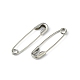 Platinum Plated Iron Safety Pins(X-NEED-D001-1)-2