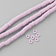 planos separadores de perlas de arcilla de polímero hecha a mano redondas(X-CLAY-R067-4.0mm-26)-1
