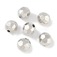 CCB Plastic Beads, Round, Faceted, 11.5x11mm, Hole: 2mm(ALUM-U001-01B-05)