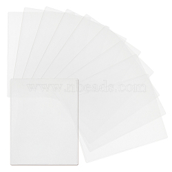 Rectangle Rigid Print Protectors, Waterproof Plastic Photo Sleeves, Top Loader, Clear, 29x22.7x0.1cm(ABAG-WH0035-054)