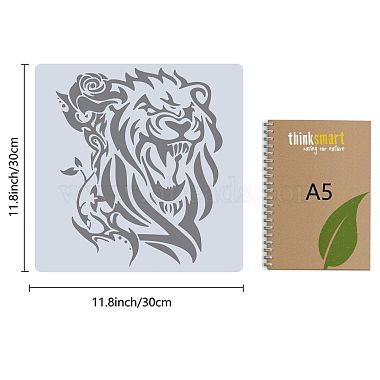 PET Plastic Drawing Painting Stencils Templates(DIY-WH0244-092)-2