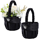 Blumenk&ouml;rbe aus Polyester mit Henkel(AJEW-CP0010-64)-1