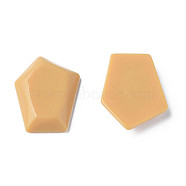 Opaque Acrylic Cabochons, Pentagon, BurlyWood, 23.5x18x4mm, about 450pcs/500g(MACR-S373-142-A13)
