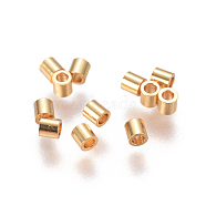 304 Stainless Steel Spacer Beads, Column, Golden, 2x2mm, Hole: 1mm(STAS-F227-41-G)