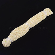 Polyester Cord, Beige, 1.5mm, about 492.12 yards(450m)/bundle(OCOR-S107-1.5mm-15)