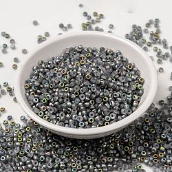 MIYUKI Round Rocailles Beads, Japanese Seed Beads, (RR4557) Vitrail Matte, 8/0, 3mm, Hole: 1mm, about 422~455pcs/10g(X-SEED-G008-RR4557)