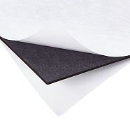 Sponge EVA Sheet Foam Paper Sets, With Double Adhesive Back, Antiskid, Rectangle, Black, 20x15x0.2cm(AJEW-BC0001-11B-01)