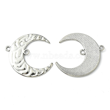 Antique Silver Moon Alloy Links