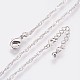 Long-Lasting Plated Brass Chain Necklaces(NJEW-K112-11P-NF)-1