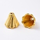 Golden Tone Tibetan Style Bead Caps(X-EA10181Y-G)-2
