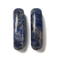 Natural Blue Spot Jasper Connector Charms, Curved Rectangle Links, 36.5~37x10~10.5x7~8mm, Hole: 1.5mm & 2.4mm(G-G095-01B)