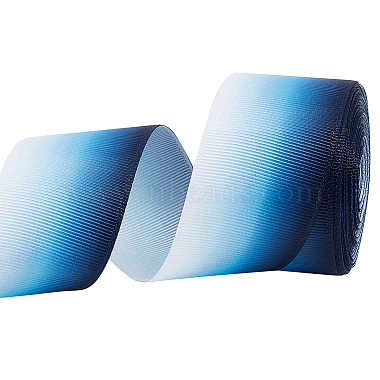 Prussian Blue Polyester Ribbon