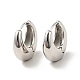 Rack Plating Brass Thick Hoop Earrings for Men Women(EJEW-F288-06P)-1