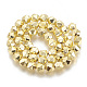 Electroplate Non-magnetic Synthetic Hematite Beads Strands(G-N0322-14G)-2