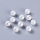 Acrylic Pearl Round Beads For DIY Jewelry and Bracelets(X-PACR-6D-1)-1