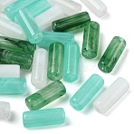 30Pcs 3 Colors Column Imitation Gemstone Acrylic Beads, Mixed Color, 20x8mm, Hole: 2mm, 10pcs/color(OACR-YW0002-52A)