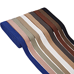 40 Yards 10 Colors Polycotton Ribbon, for Bag Strap Making, Mixed Color, 1 inch(25mm), 4yards/color (OCOR-NB0002-54)
