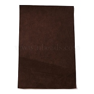 Jewelry Faux Suede Self-adhesive Fabric, Coffee, 30x20x0.03cm(DIY-WH0319-96B)