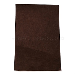 Jewelry Faux Suede Self-adhesive Fabric, Coffee, 30x20x0.03cm(DIY-WH0319-96B)