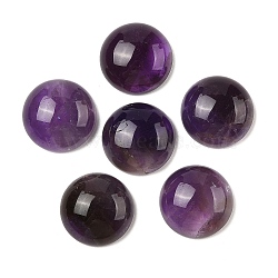 Natural Amethyst Cabochons, Half Round/Dome, 16x6.5mm(G-L614-C02-02)