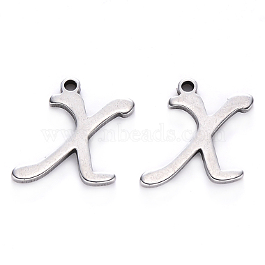 Stainless Steel Color Alphabet Stainless Steel Charms