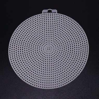 DIYフラットラウンドプラスチックメッシュシート(DIY-WH0258-29)-1