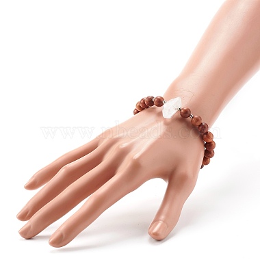 Natural Quartz Bracelet for Girl Women Gift(BJEW-JB06775)-3