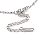 Non-Tarnish 304 Stainless Steel Pendant Necklace(NJEW-Z036-01P)-3